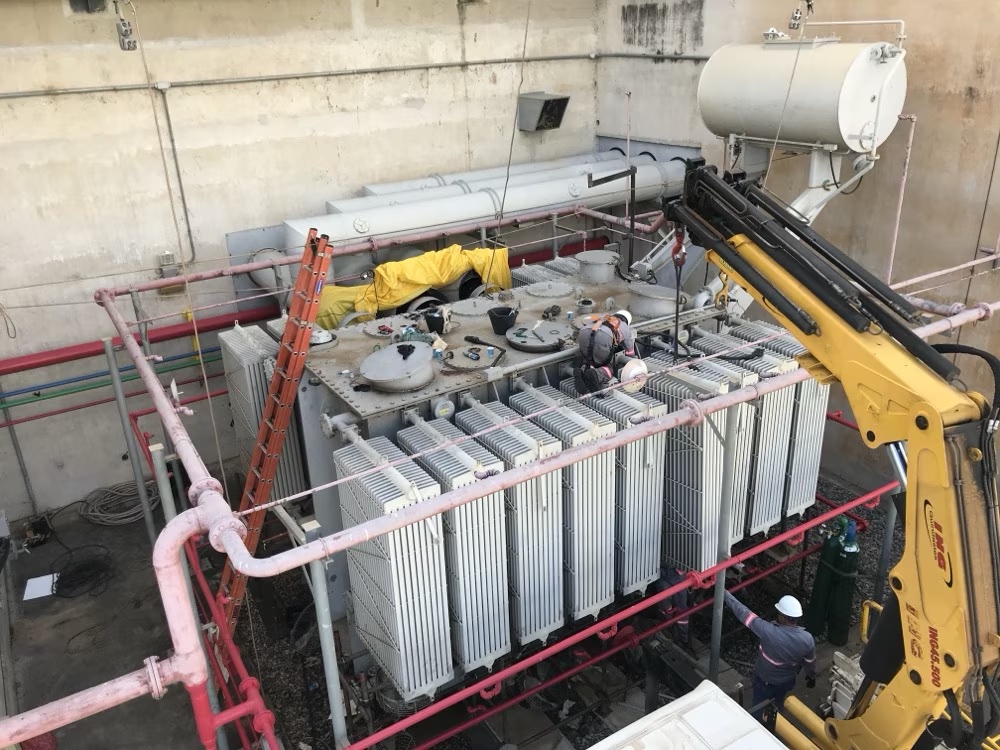 Tratamento de óleo isolante