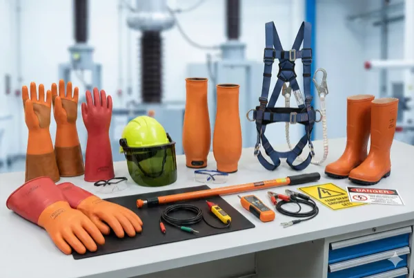 Ensaios e testes de EPIs e EPCs para alta tensão